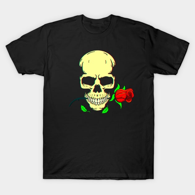 Skull N Roses 3D T-Shirt by Korvus78